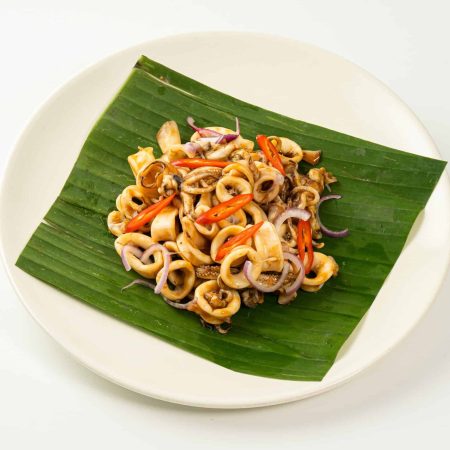 Stir-Fried Squid in TheTyphoon Shelter Style