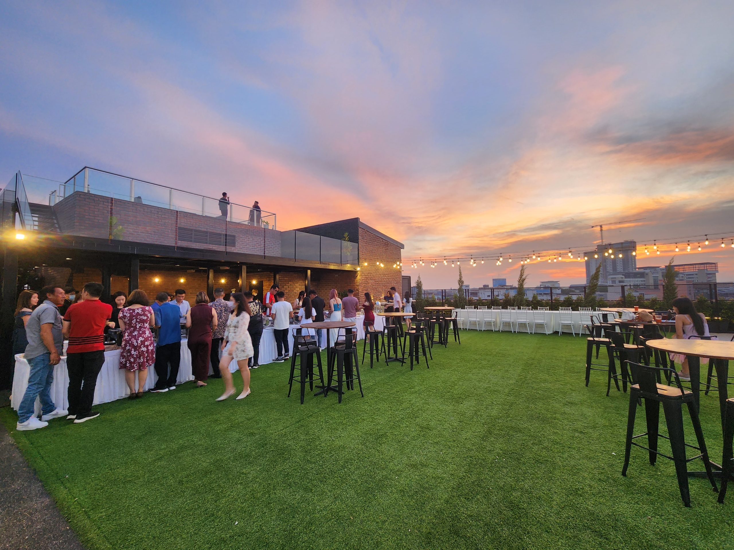 sunset view at G Glasshouse at Klang