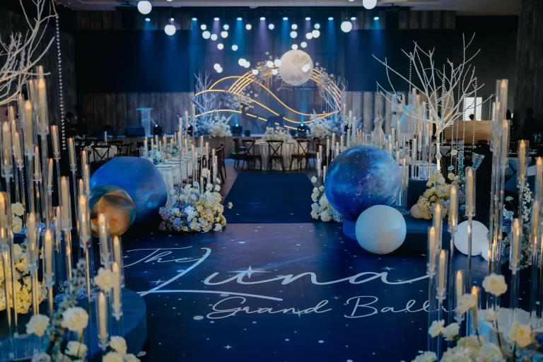 Wedding March-In Entrance Setup | The Luna Grand Ballroom | WYK Catering