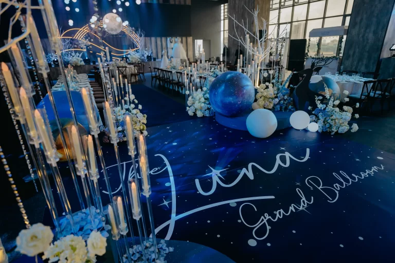 Wedding Setup | The Luna Grand Ballroom | WYK Catering