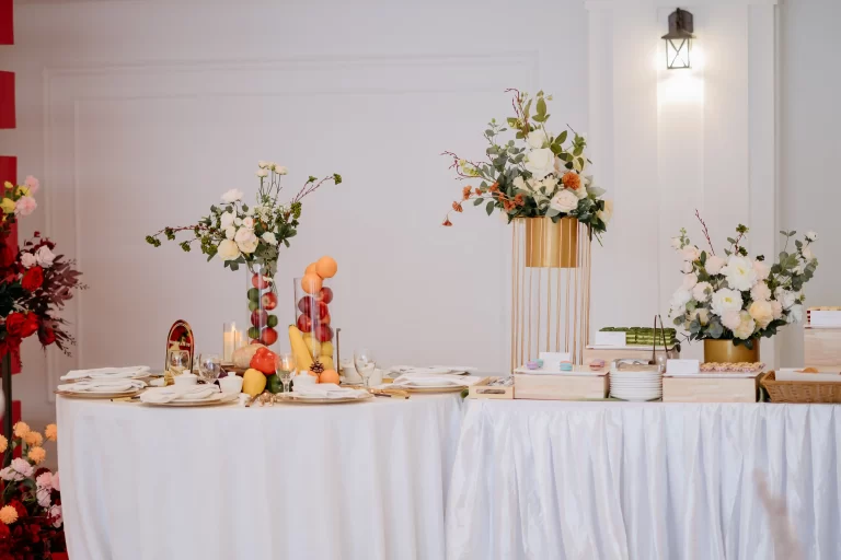 Dessert and food table for a private party