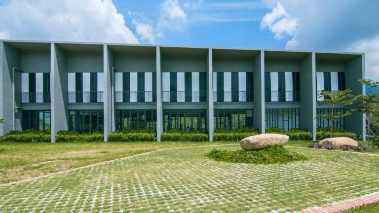 Lawn space and function areas for group activities or launches