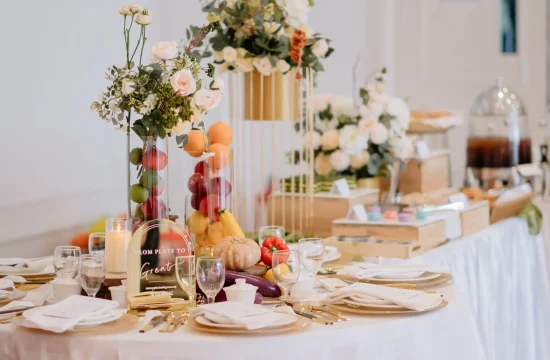 Catering Table Setup | Boathouse By The Lake | WYK Catering