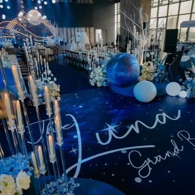 Wedding Setup | The Luna Grand Ballroom | WYK Catering
