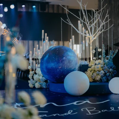 Wedding Décor Setup | The Luna Grand Ballroom | WYK Catering