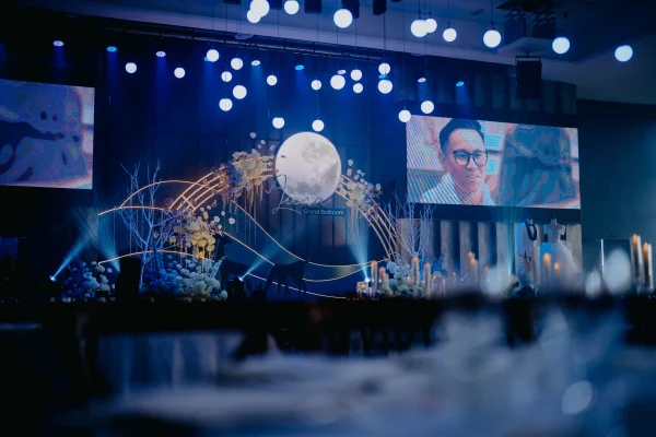 stage view of the luna grand ballroom