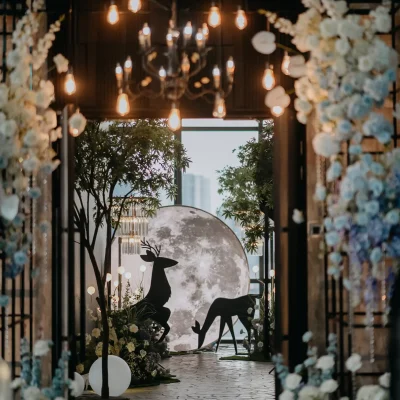 Wedding Décor Setup | The Luna Grand Ballroom | WYK Catering