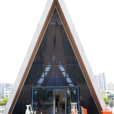 Glass Chapel Wedding Venue | Astana at Bamboo Hills | WYK Catering