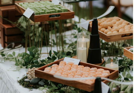 Wedding page - Fusion morsel & reception bites