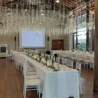 conference style seating at annexe hall of Enderong Resort