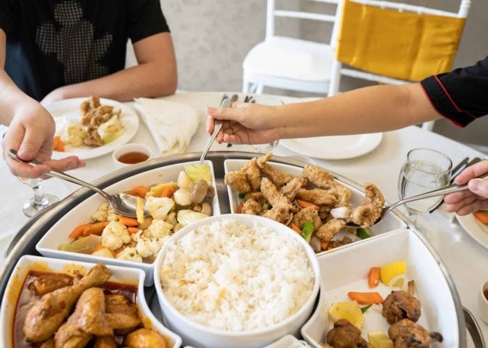 shared platter centerpiece