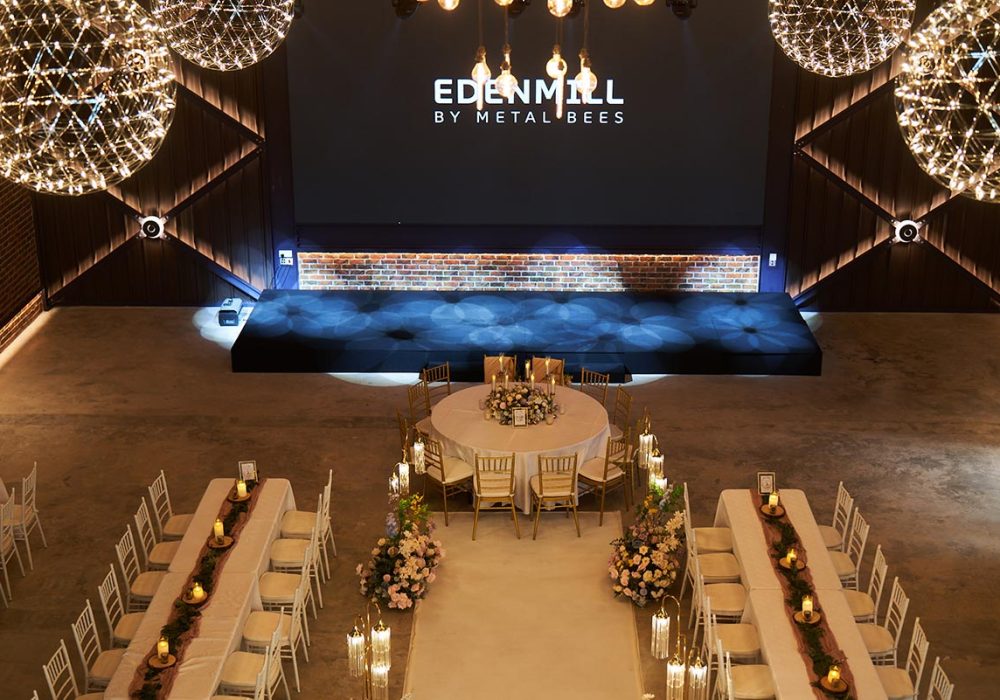 Event & wedding venue setup | Edenmill by Metal Bees | WYK Catering