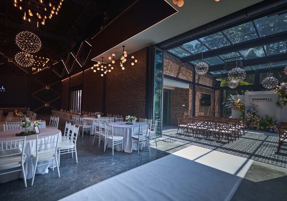 Event & wedding venue setup | Edenmill by Metal Bees | WYK Catering