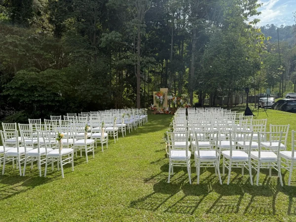 garden christian wedding