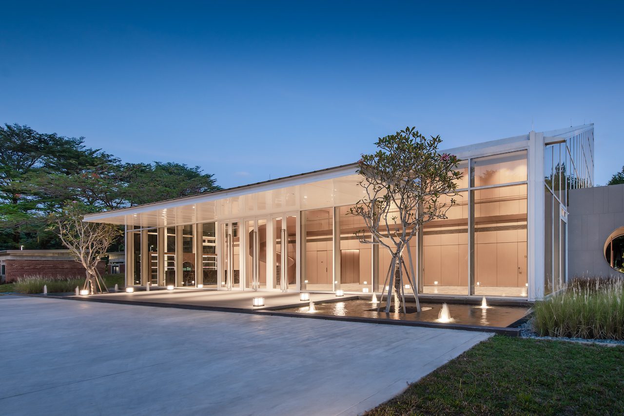 night view of sentul pavilion exterior