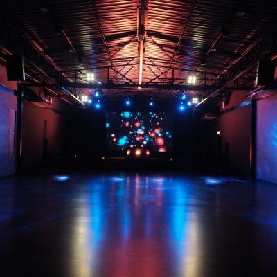 Stage8 after-party venue with stage lighting at EX8, Subang Jaya